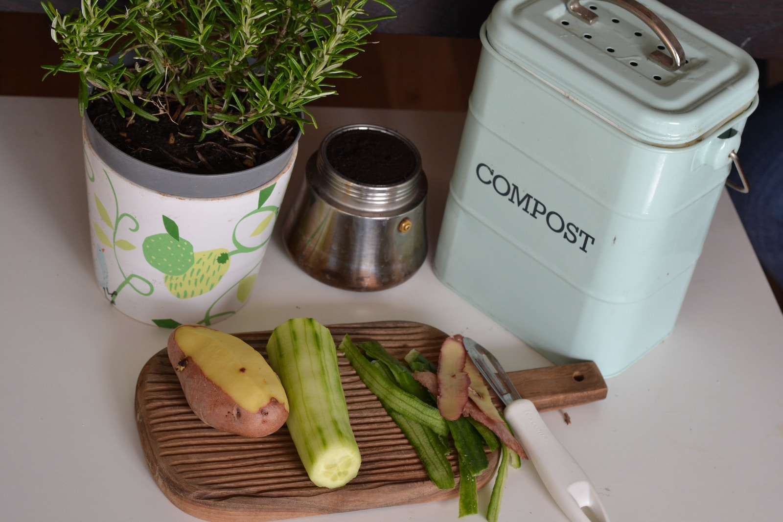 Le compostage en appartement avec une poubelle compostable