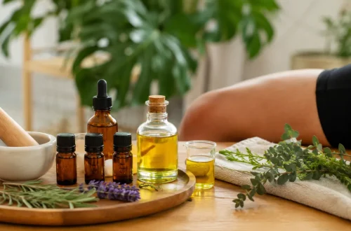mélange d'huiles essentielles pour déchirure musculaire