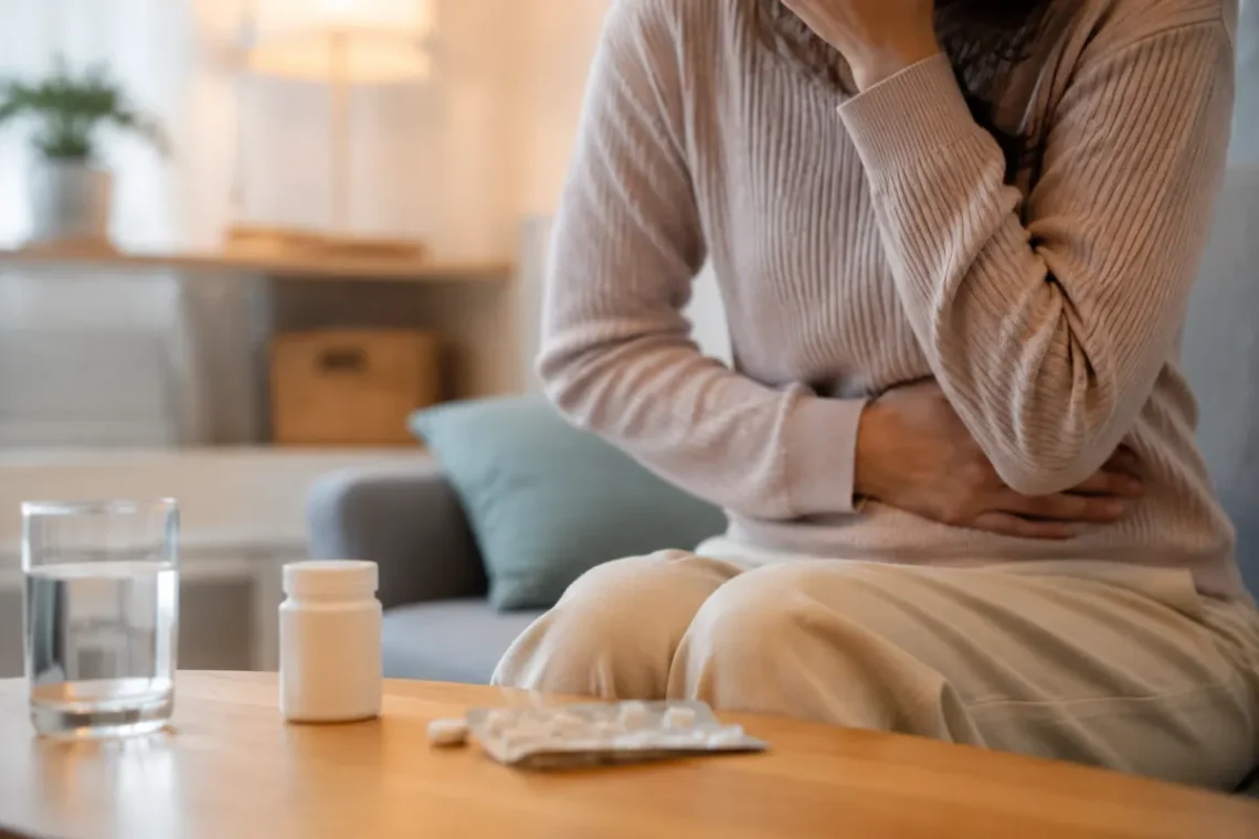 Médecin expliquant un diagnostic à un patient inquiet dans un cabinet médical lumineux