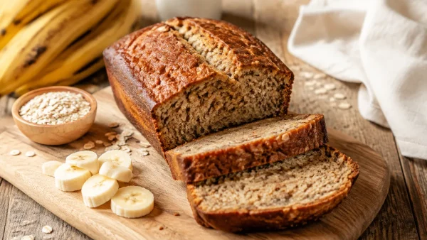 Banana bread protéiné bio et gourmand pour le goûter des petits et grands