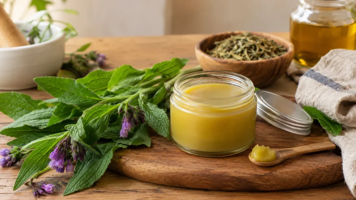 Baume à la consoude : le soin sauvage et naturel de nos grands-mères