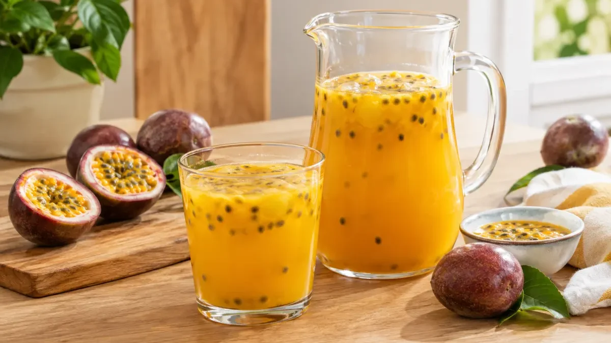Jus de fruit de la passion maison : la recette bio pleine de peps